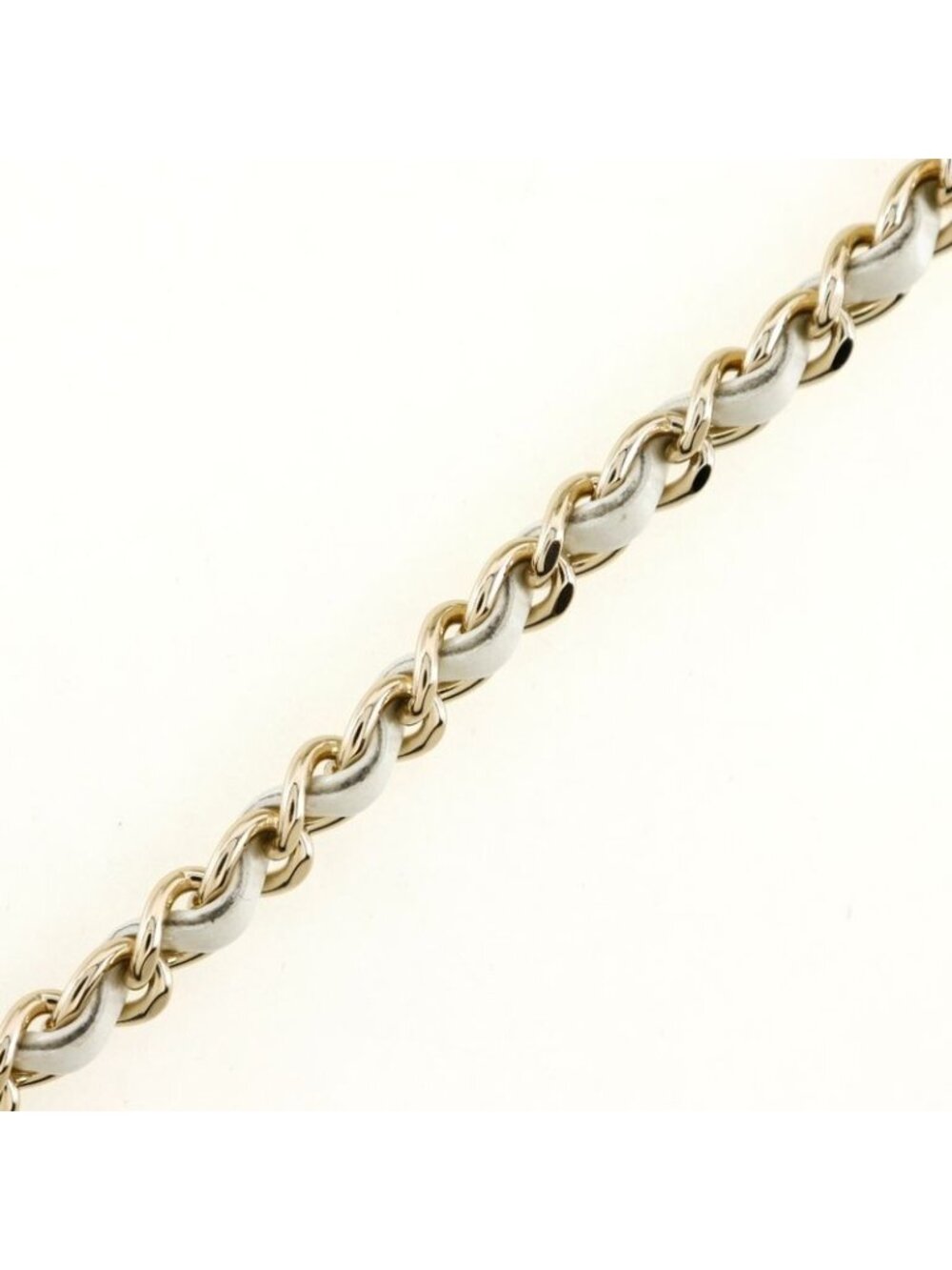 Chanel Chain Shoulder LA Pausa Calf White Bag - Picture 9 of 10